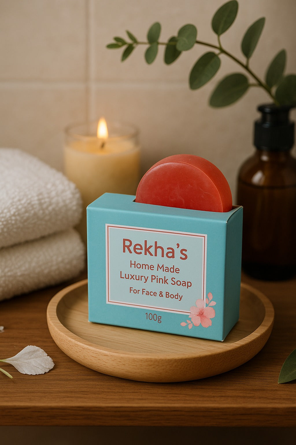 Glow & Calm Luxury Combo – 2 Handmade Soaps + Pure Sandalwood Talcum Powder