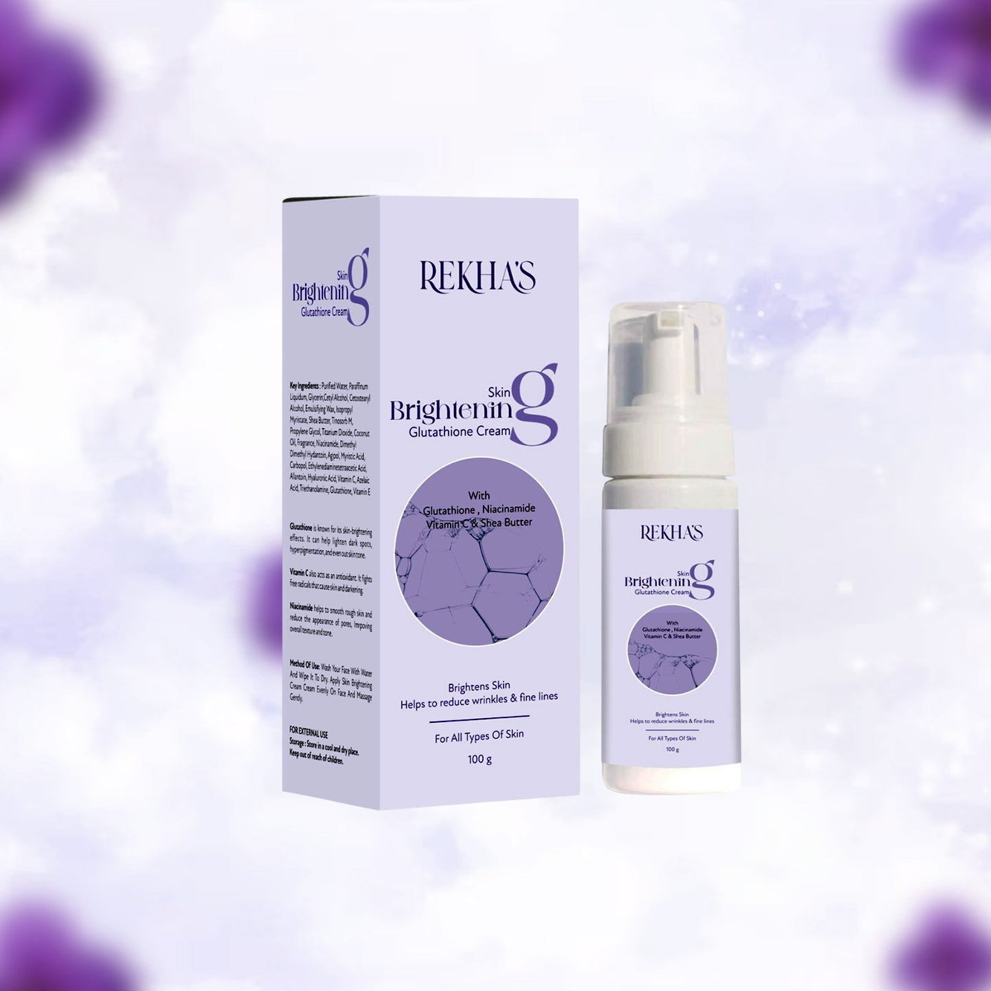 Glow & Purify Combo – Glutathione Brightening Cream + Deep Pore Cleanser